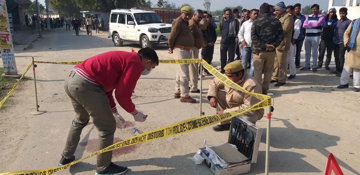 Murder pan shopkeepers dead body found in mau