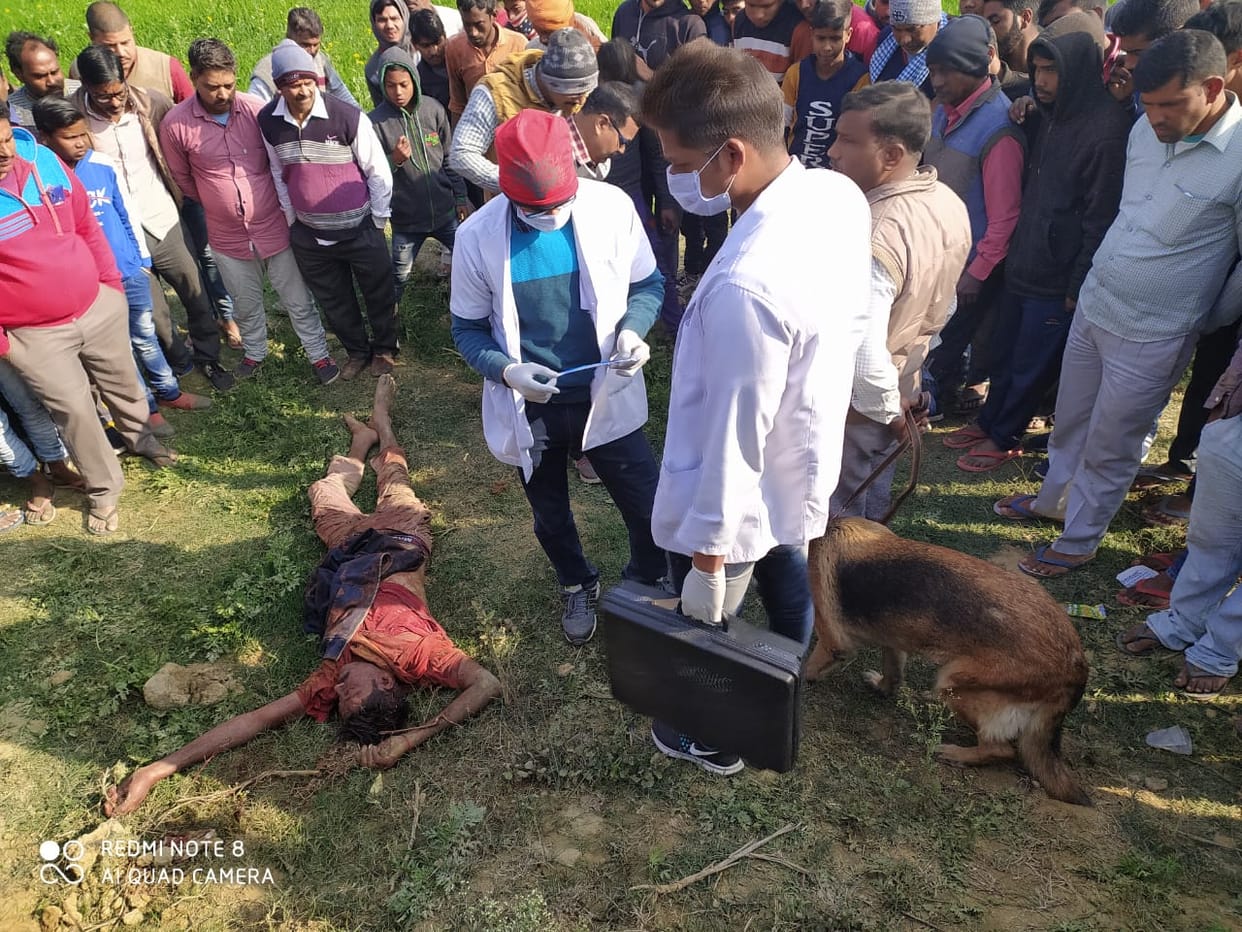 gorakhpur crime news, Sore throat man murdered in gorakhpur