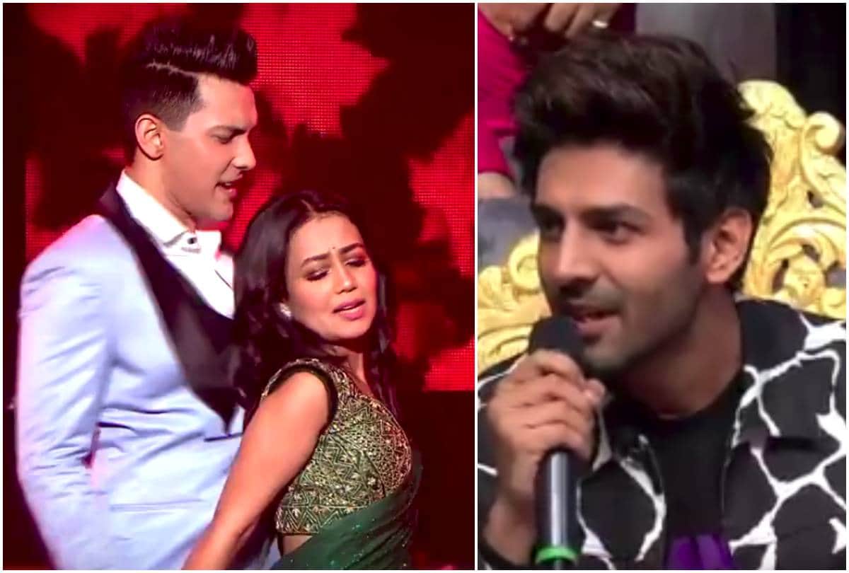 neha kakkar and aditya narayan romantic dance on set indian idol 11