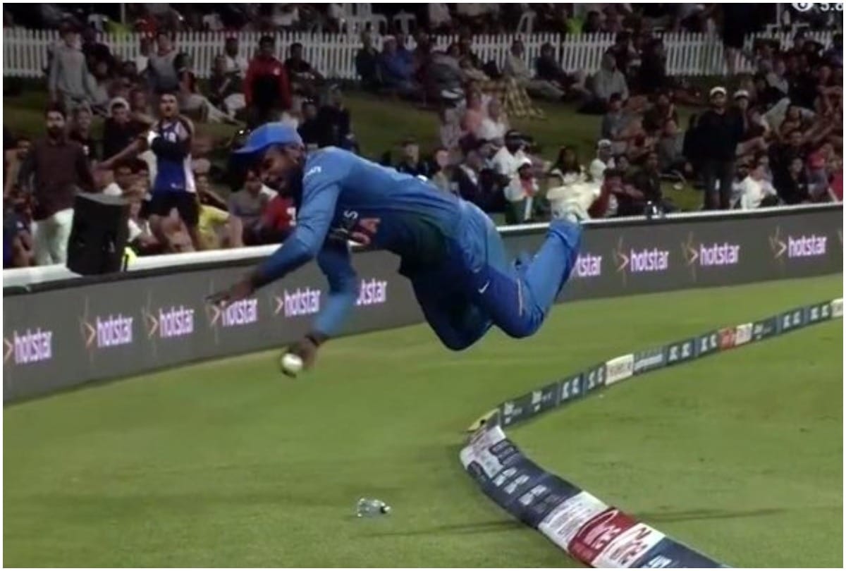 Video Sanju Samson Save Six By Brilliant Fielding Fans Called Him Superman Sanju