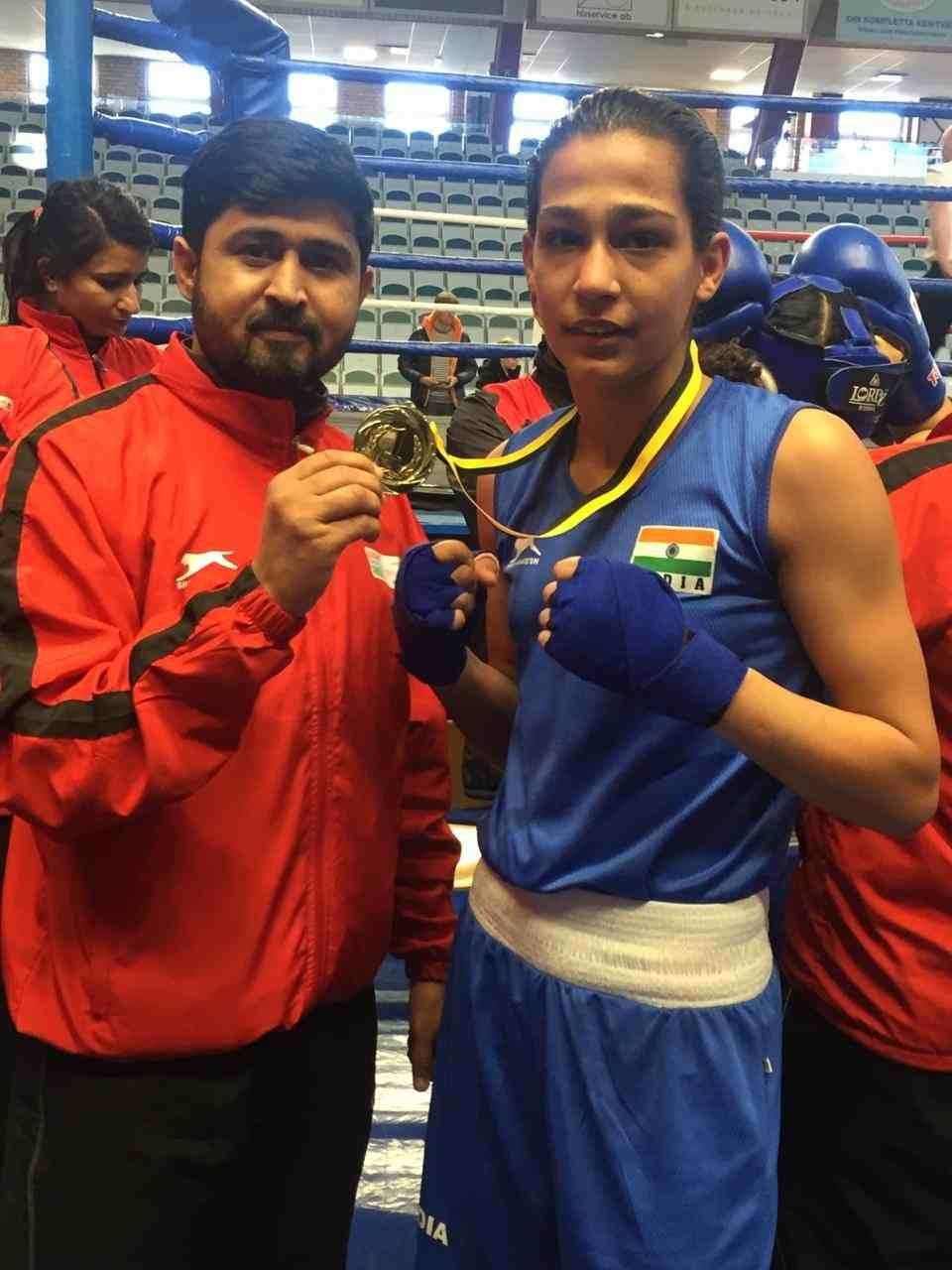 prachi dhankar, gold medel