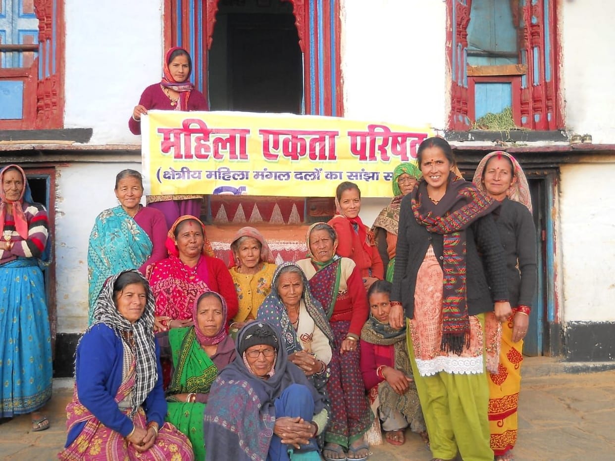 Seeing the devastated farming, the pain of women