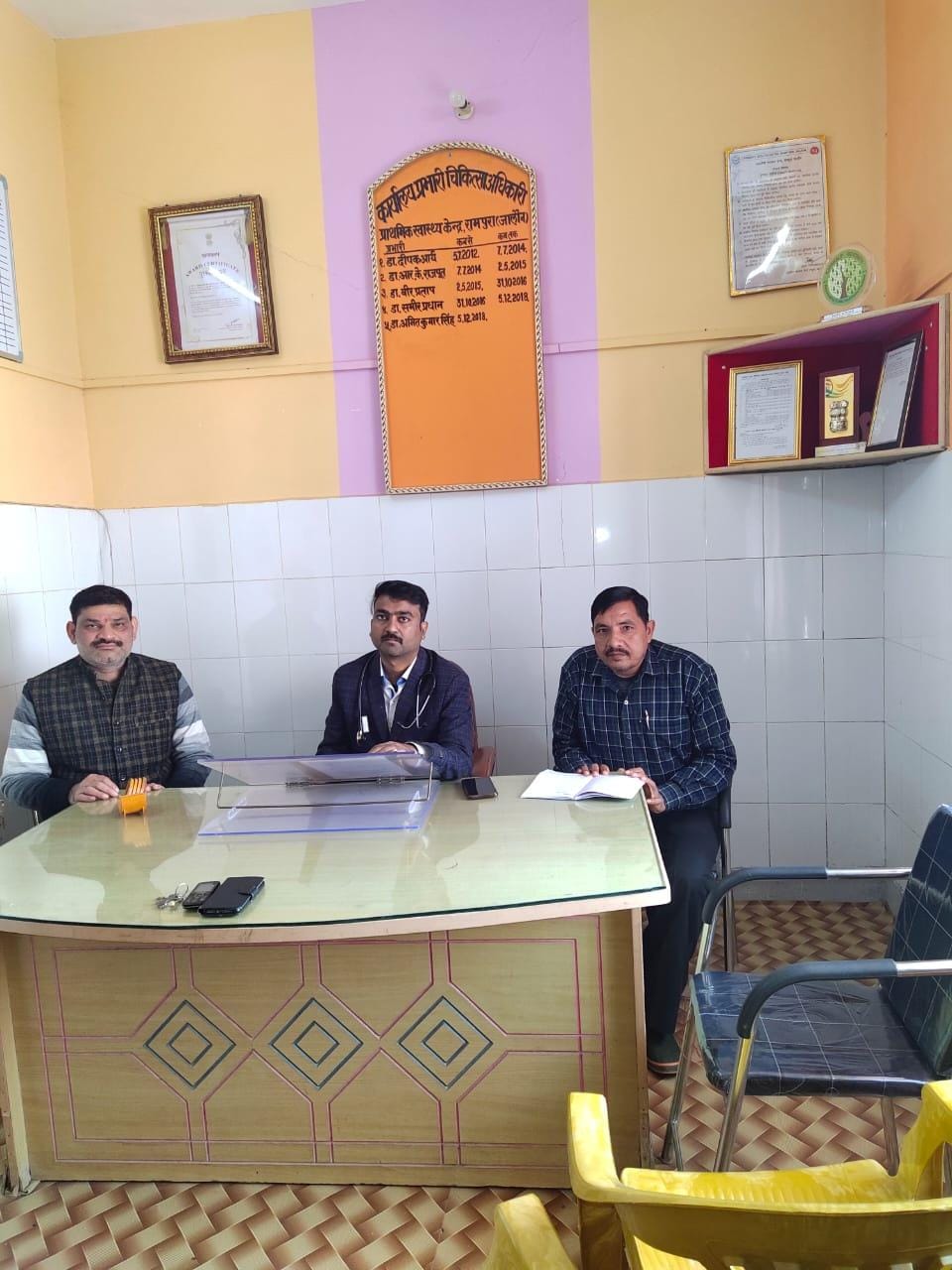 Selection of Rampura PHC at national level