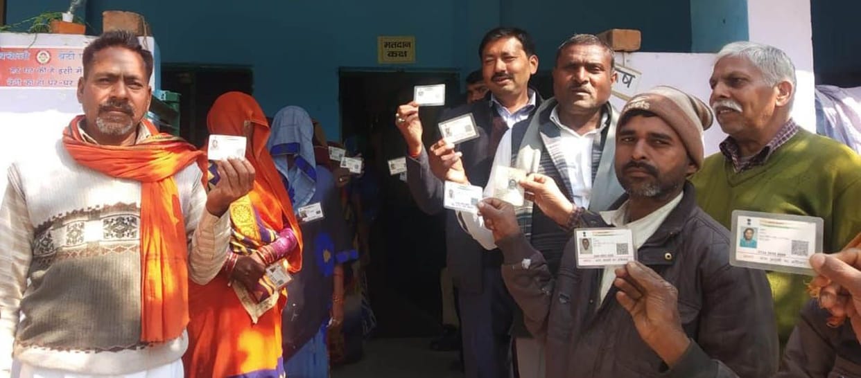 Two and a half percent voting in two bypolls