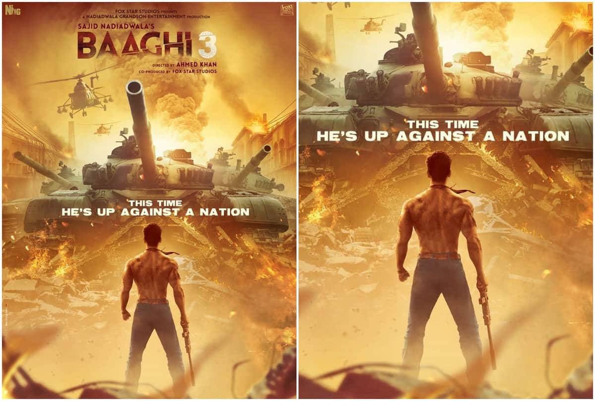 Baaghi 3 Film First Poster Release Starring Tiger Shroff