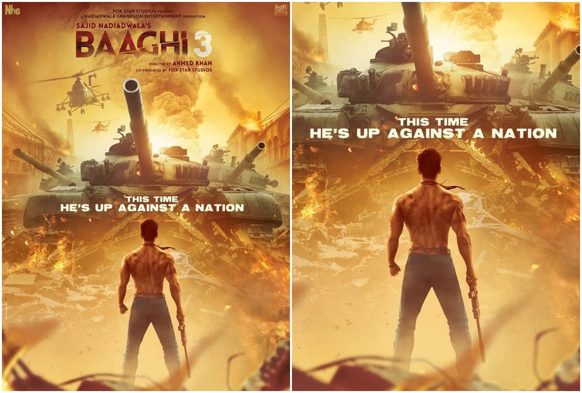 Baaghi 3 Film First Poster Release Starring Tiger Shroff