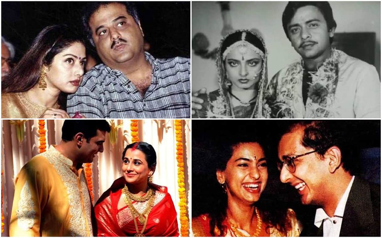 Bollywood Stars secret relationship and marriage Like Rekha Sridevi