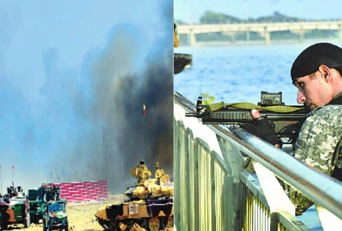 preparation of marcos commandos for defence expo in lucknow