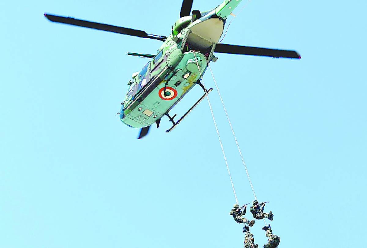 preparation of marcos commandos for defence expo in lucknow