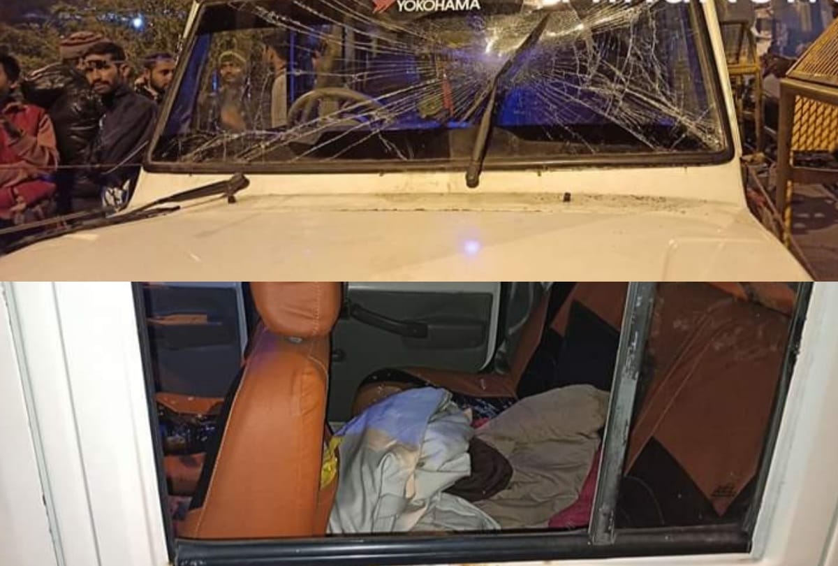 After Jamia firing car bearer youth attempt to trample down protesting students arrest