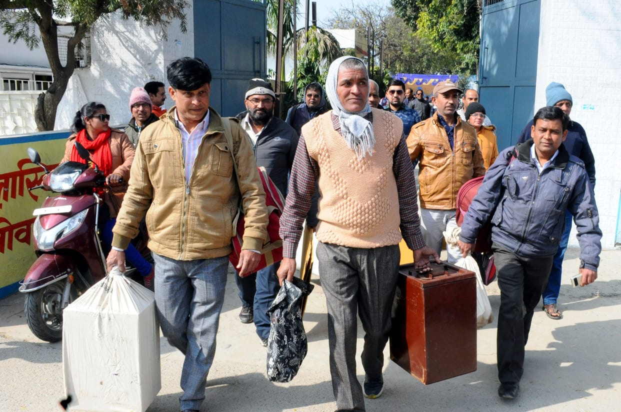 election of panchayat in sambhal
