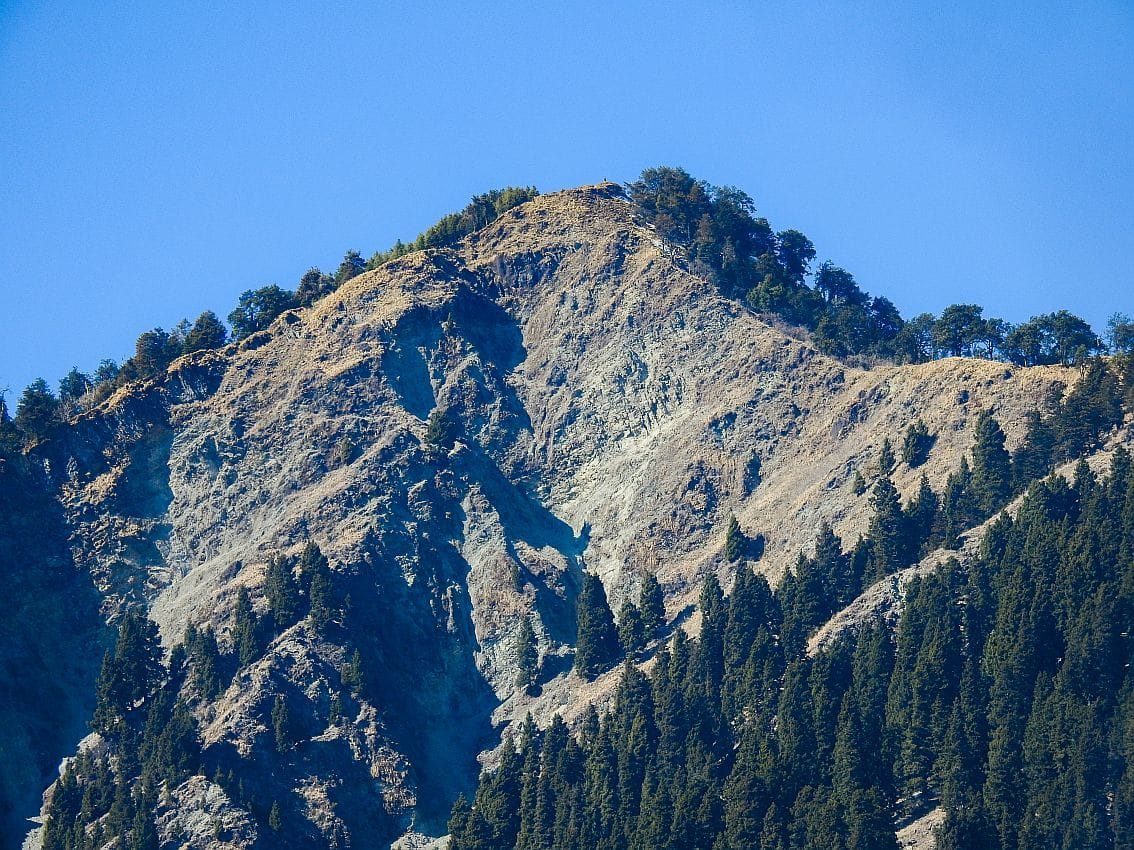 Landslide again in China Peak Hill