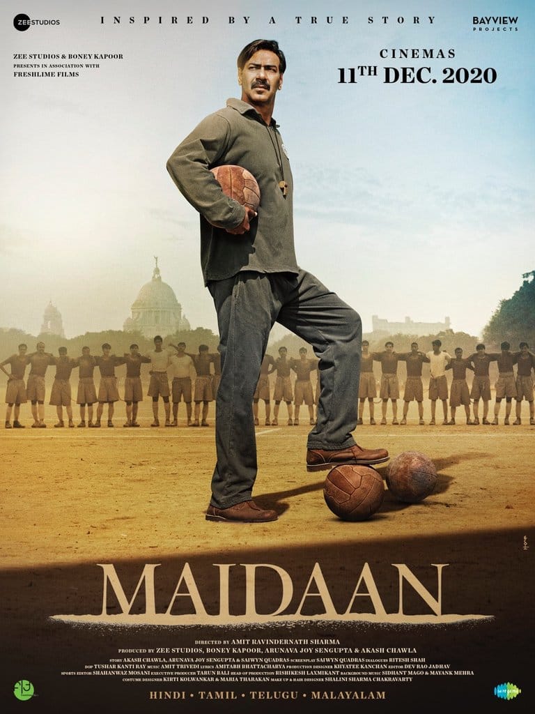 Ajay Devgn upcoming film Maidaan new poster and release data has been release