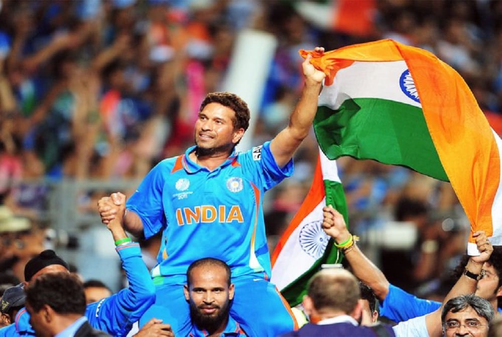 Sachin tendulkars 2011 WC triumph shortlisted for Laureus Sporting Moment award