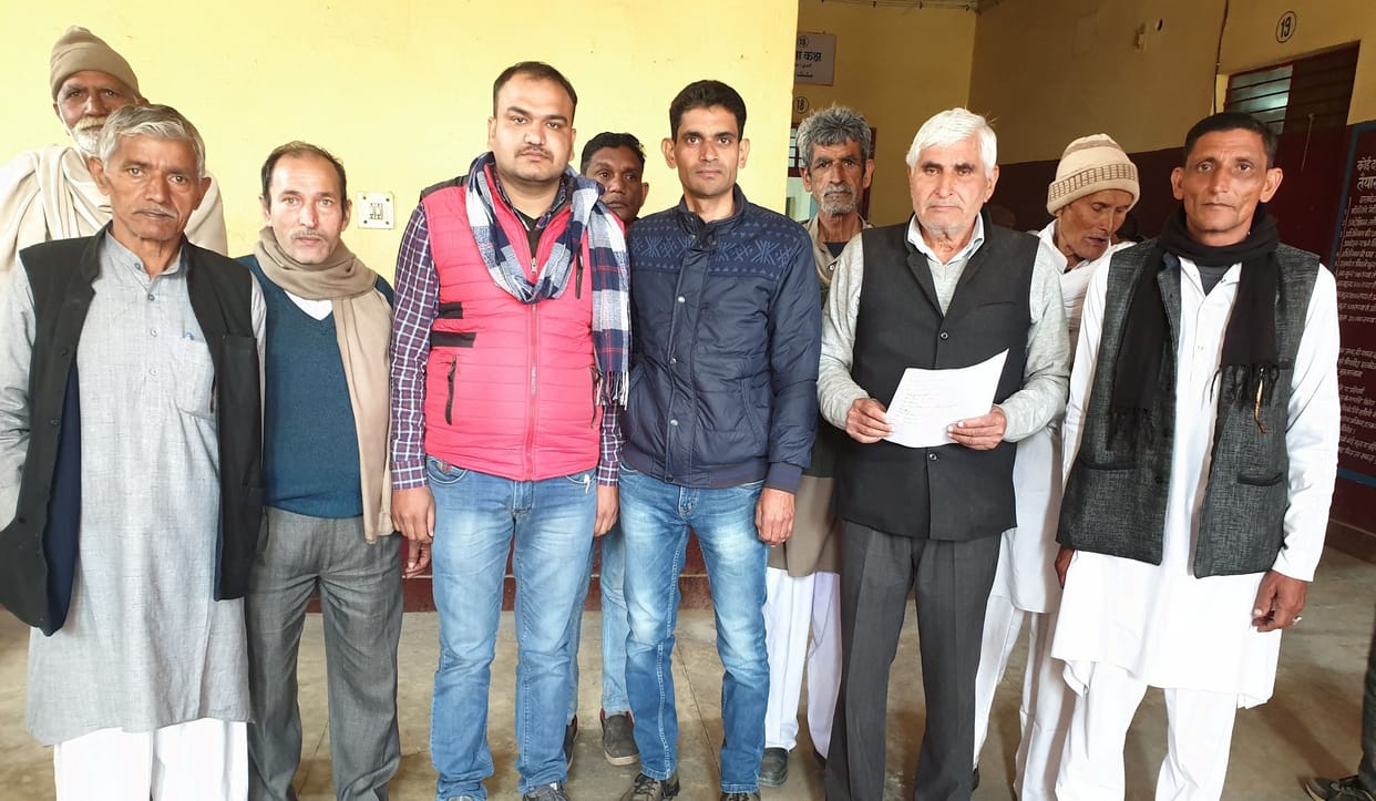 Demonstration on tehsil to get sugarcane slips