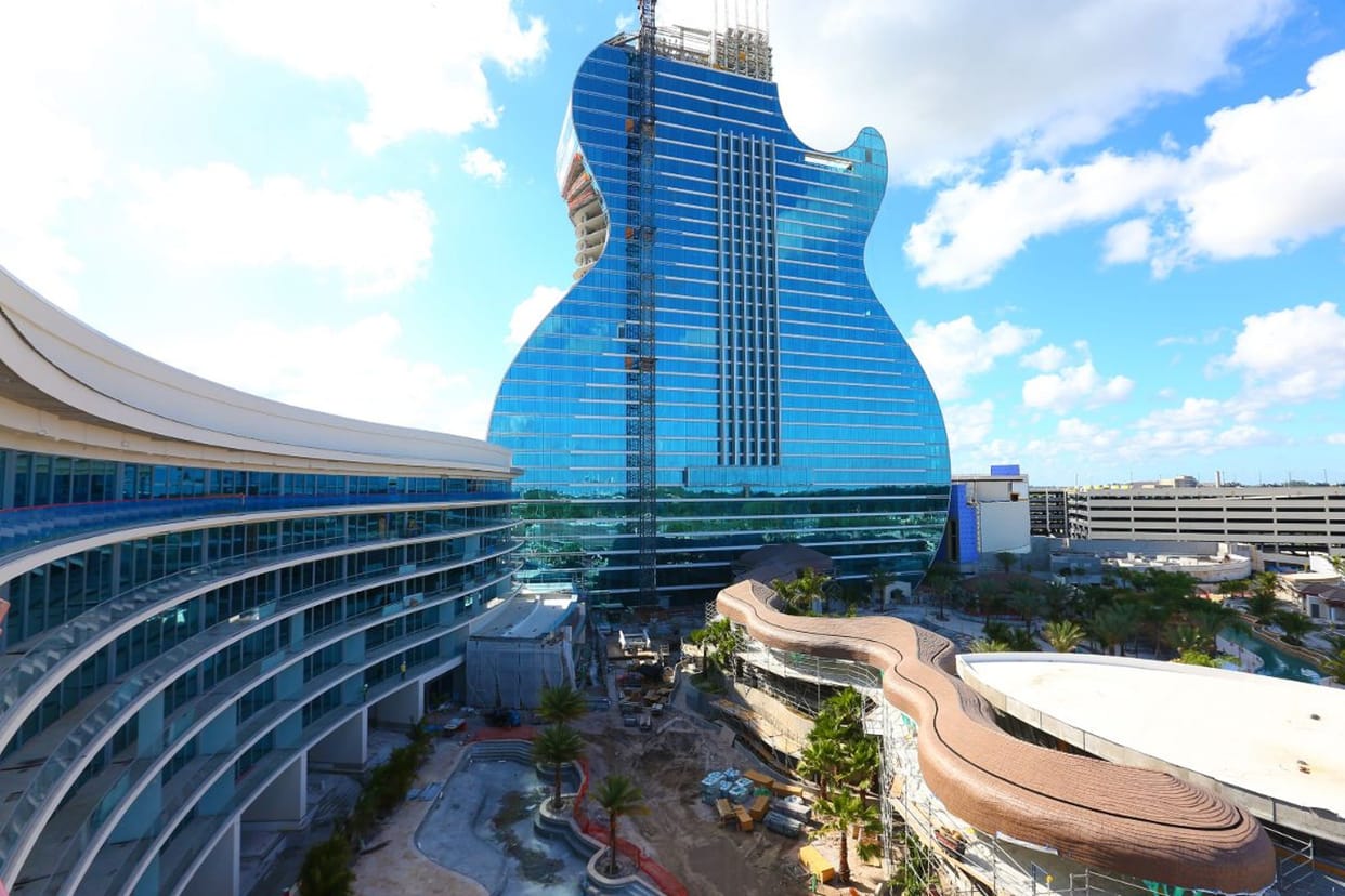 luxurious guitar hotel in florida america usa omg features service includes gambling casino