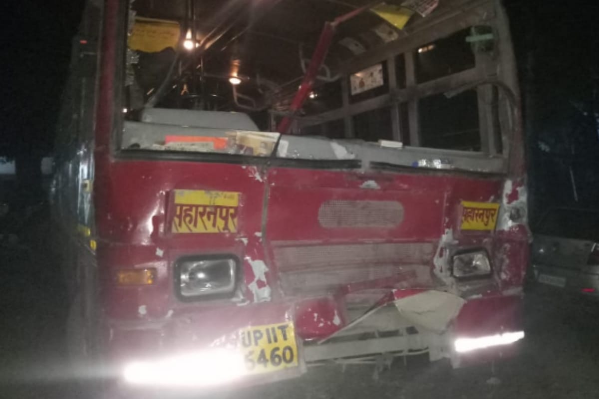 High speed roadways collided in tractor-trolley, one killed, six injured in Saharanpur