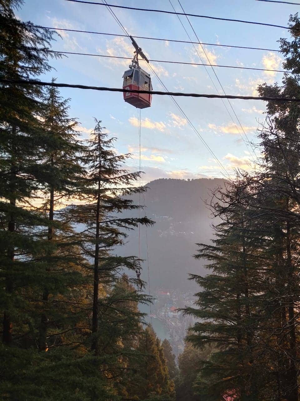 Nainital: Trolley stuck on rope way, riders breathless