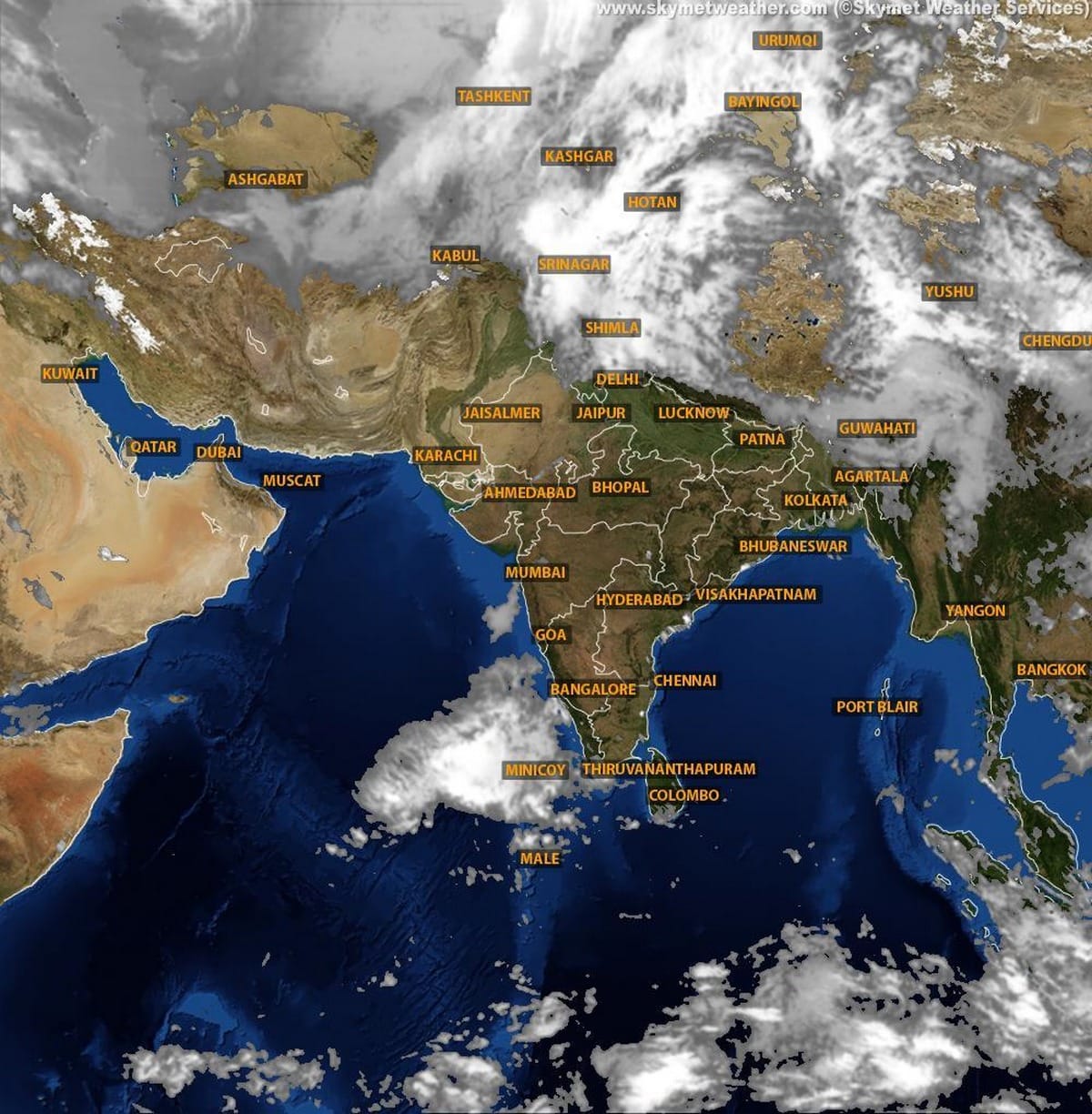 Heavy rain in varanasi today weather Western disturbance temperature rain winter