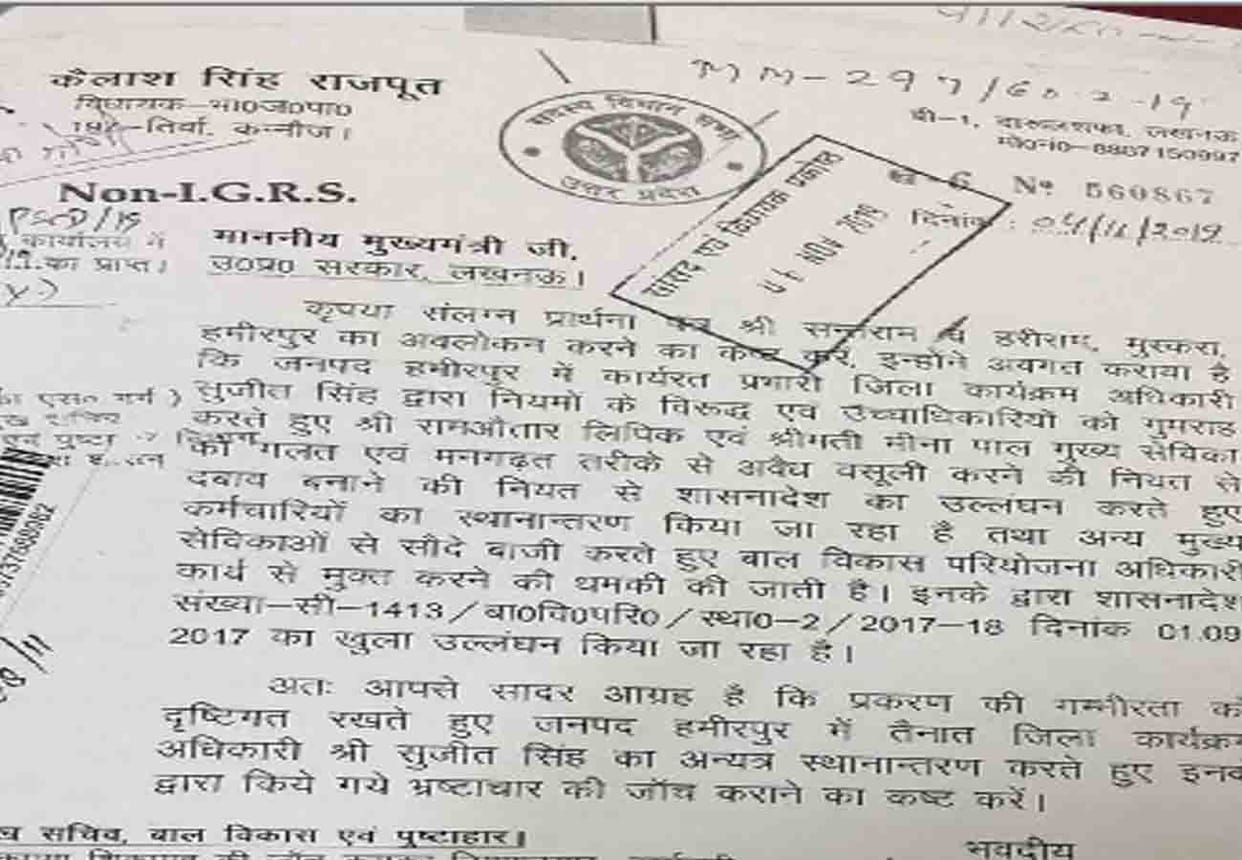 Fake letterhead case against DPO in hamirpur