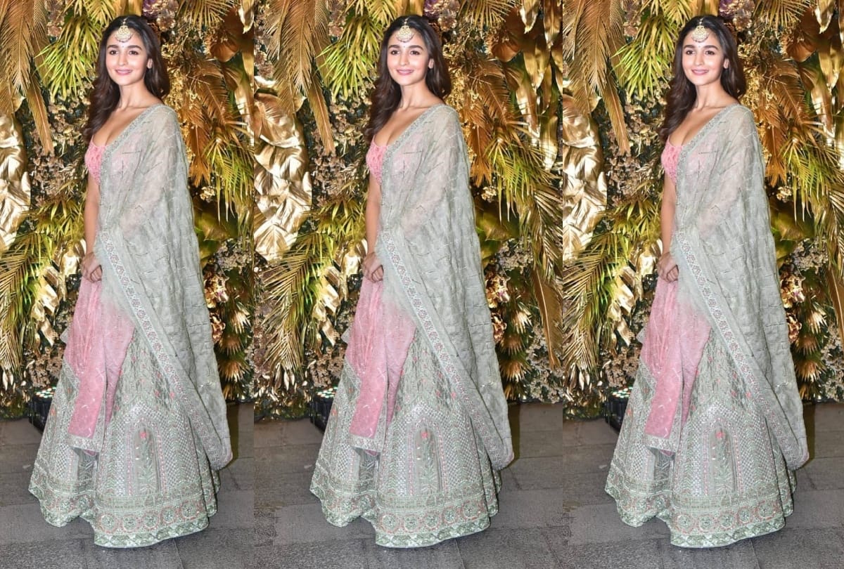 alia bhatt joins neetu kapoor and ranbir kapoor in armaan wedding reception