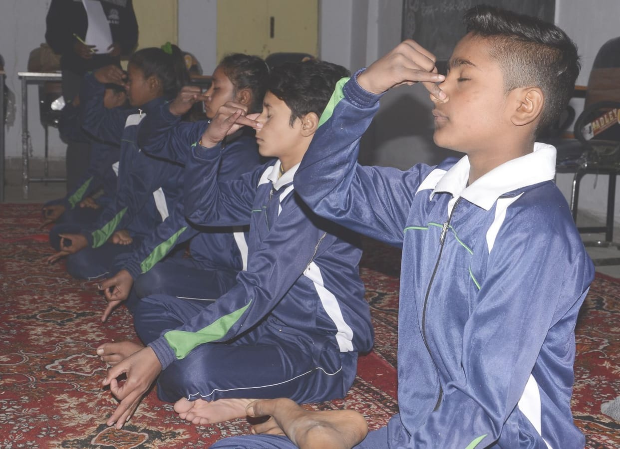 talent of the students shown in the Yoga Olympiad competition