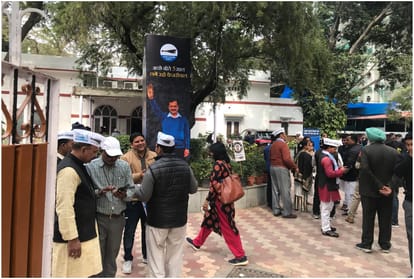 Delhi assembly election 2020 ground report from aap bjp congress head office 