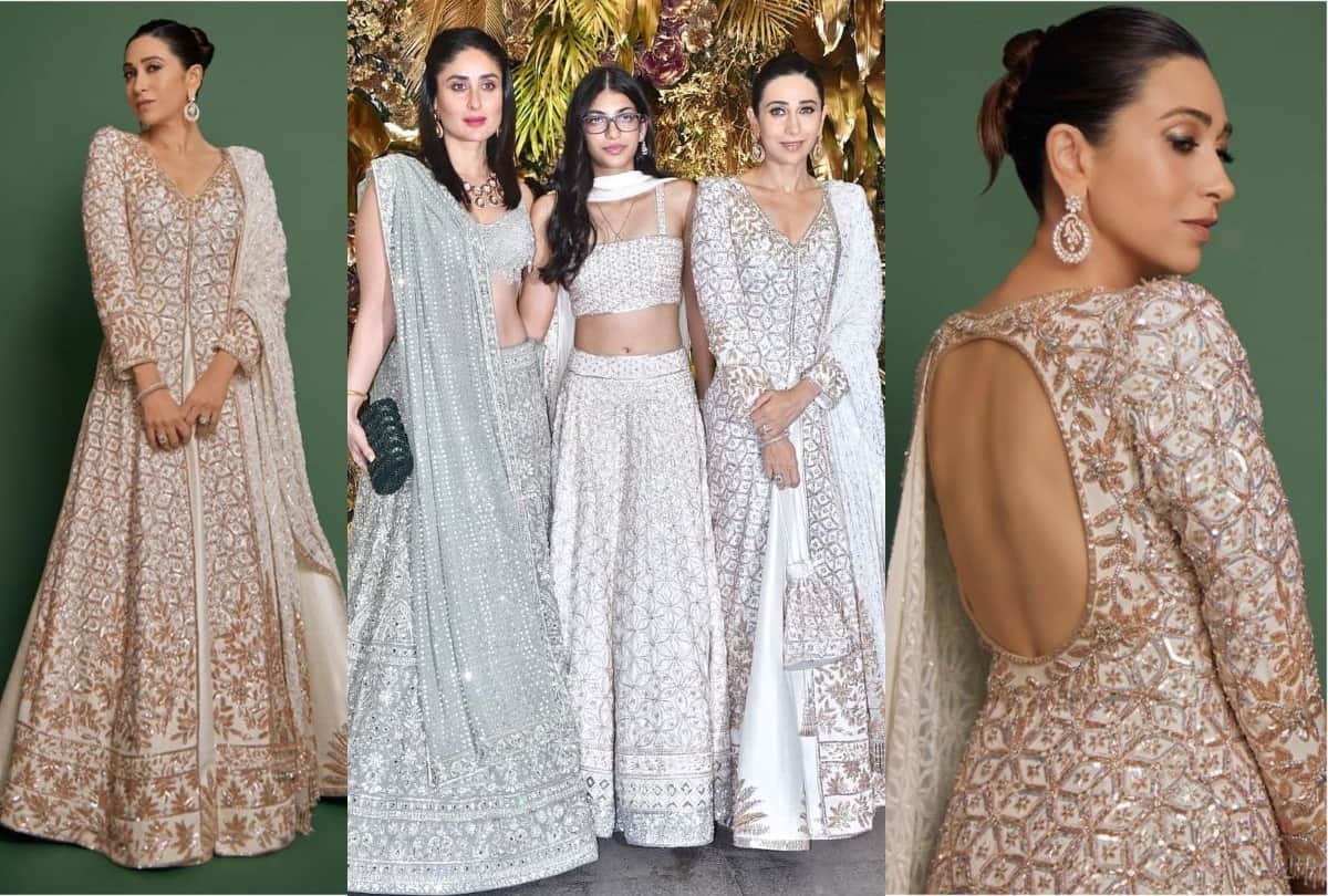 armaan jain wedding reception kareena and karisma kapoor looks elegant in dance video