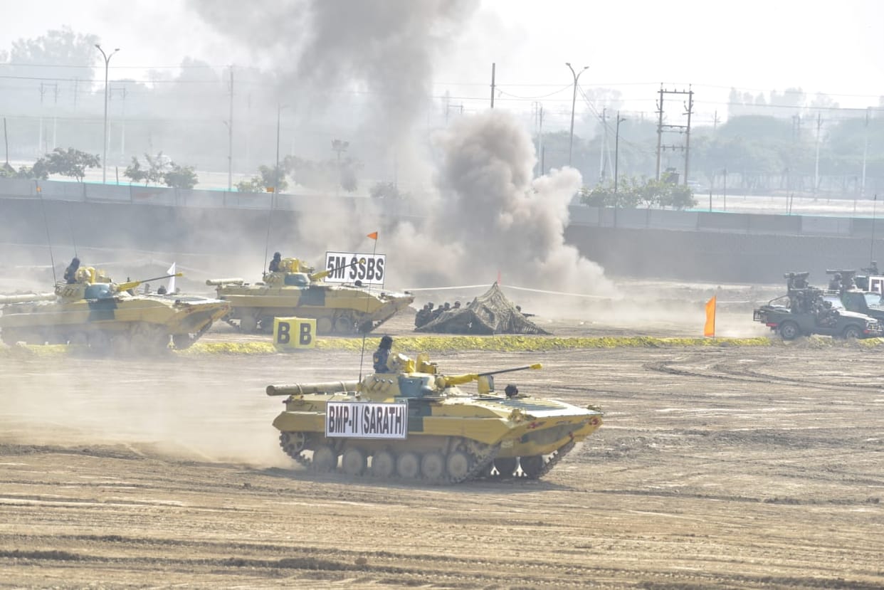 Defence Expo 2020: BMP-II SARATH had shown its capability in artificial battlefield