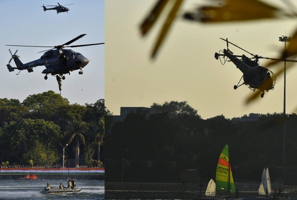 Navy show in defence Expo in Lucknow.