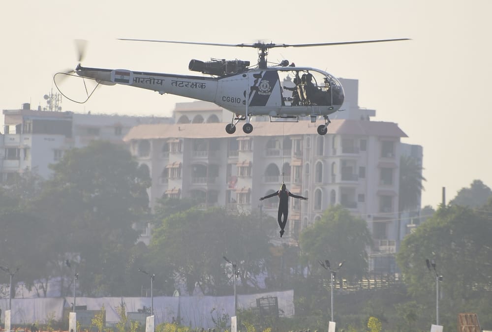 Navy show in defence Expo in Lucknow.