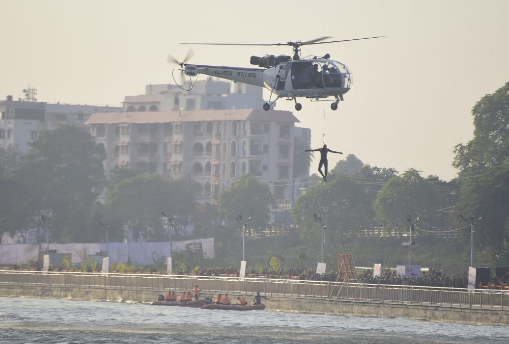 Navy show in defence Expo in Lucknow.