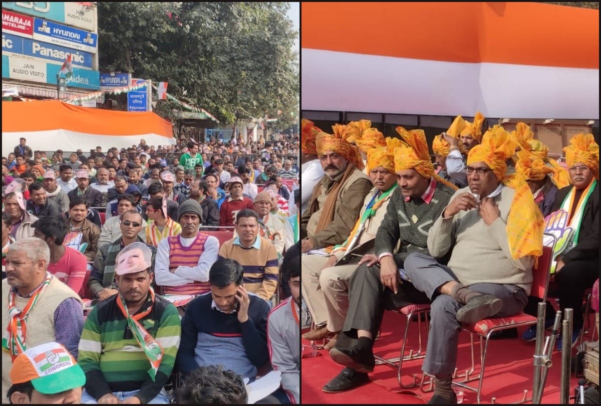 delhi election 2020: Rahul and priyanka gandhi rally in kondli