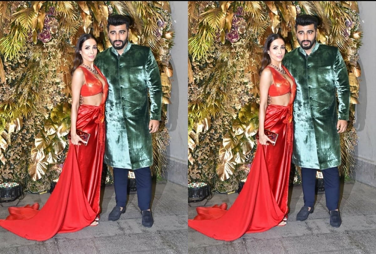 Malaika Arora Khan :dress in glamorous outfit in armaan jain wedding reception