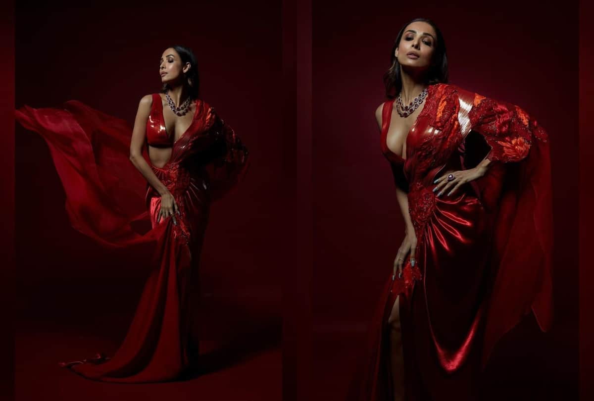 Malaika Arora Khan :dress in glamorous outfit in armaan jain wedding reception