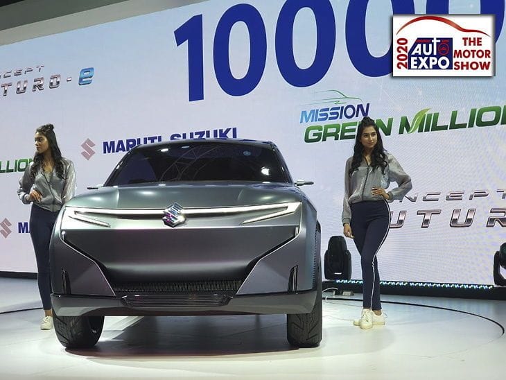 maruti suzuki showcased its electric car concept futuro e in auto expo 2020