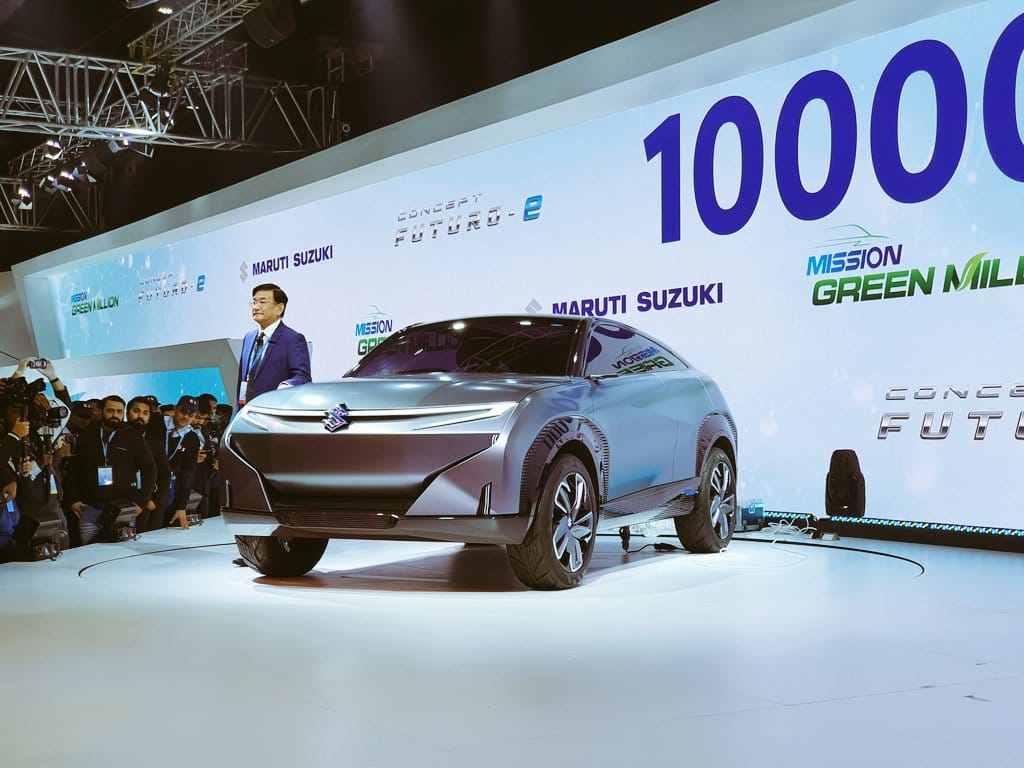 maruti suzuki showcased its electric car concept futuro e in auto expo 2020