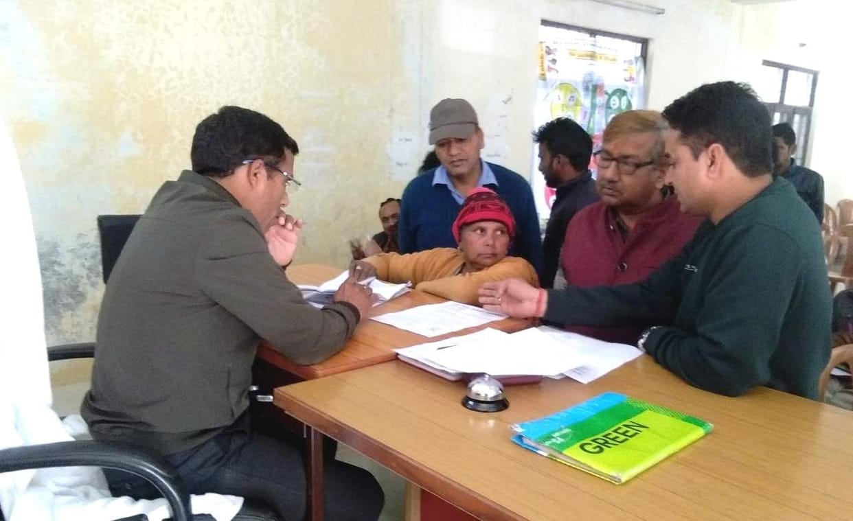Only four complainants arrived on Tehsil Day
