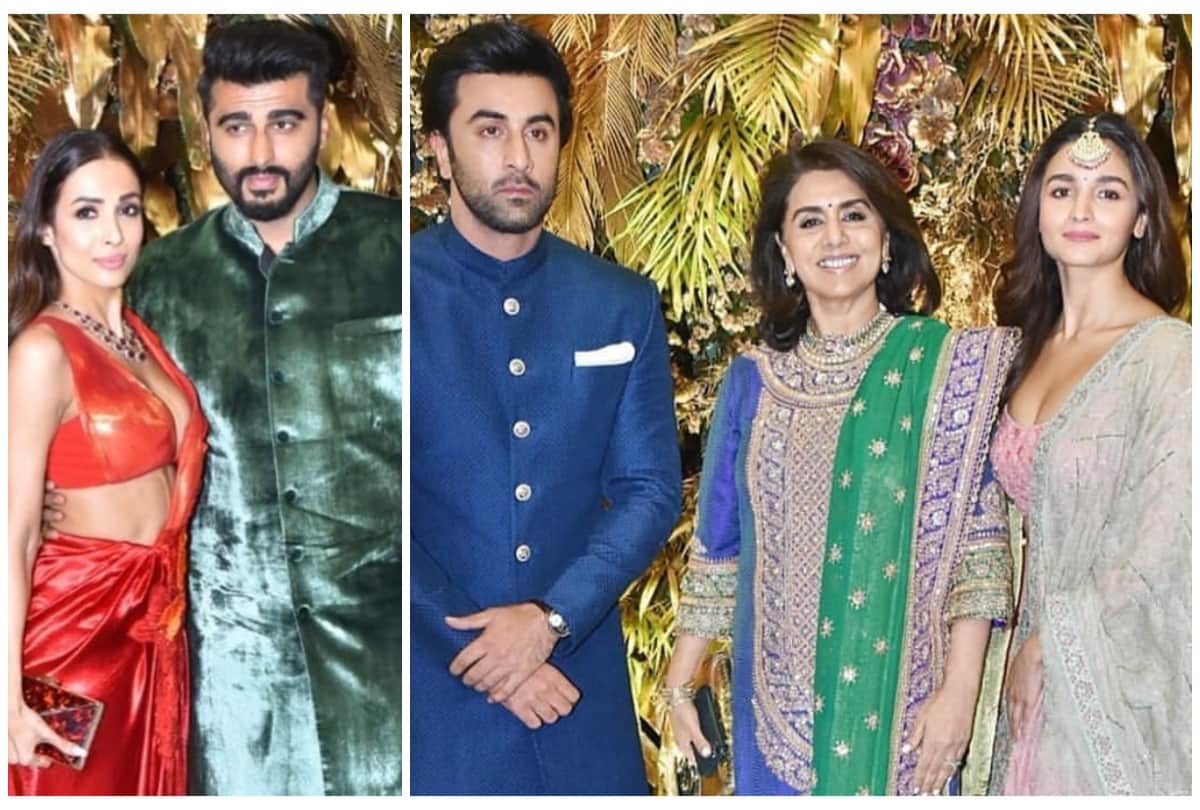 Ranbir Kapoor Alia Bhatt to Malaika Arun 4 love bird spotted at Armaan Jain wedding reception