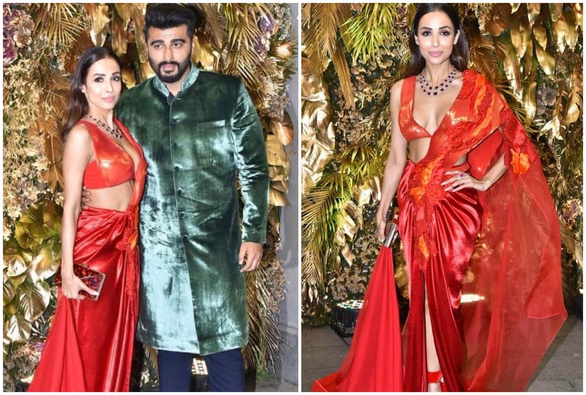 malaika arora bold glamorous look in ethnic wear saree lehenga