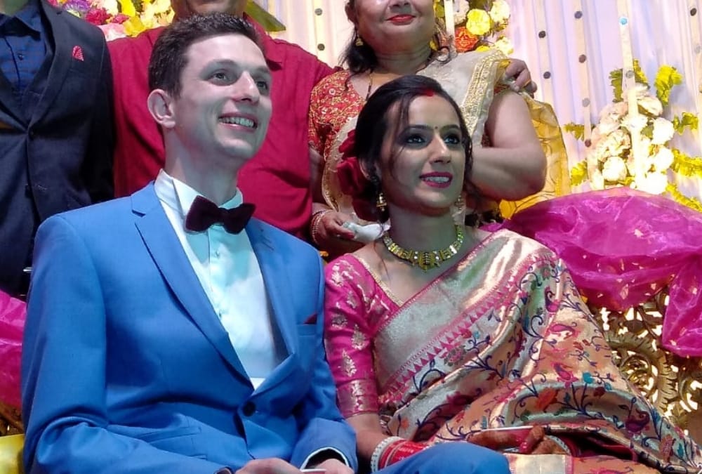 French man tied the knot with a girl of Raebareli.