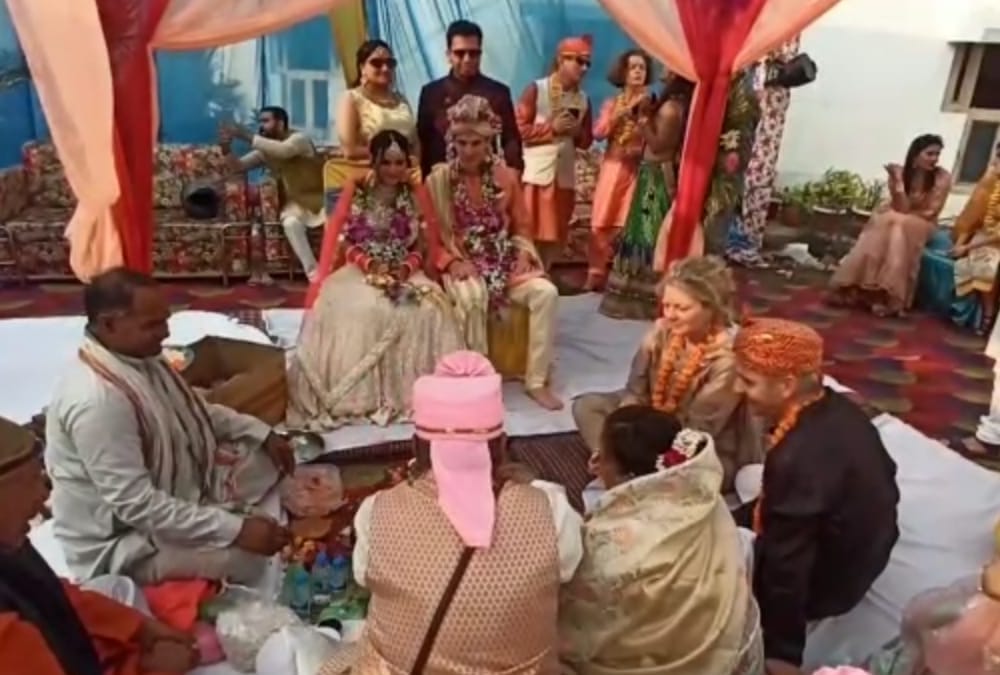 French man tied the knot with a girl of Raebareli.