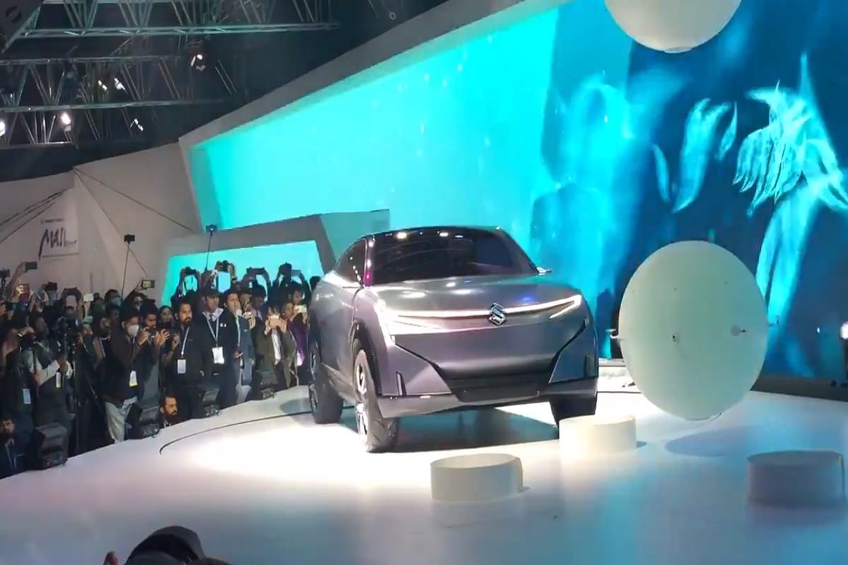 maruti suzuki showcased its electric car concept futuro e in auto expo 2020