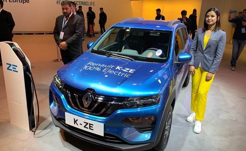 auto expo 2020: Electric car Renault K-ZE concept debut in India, range 350 KM per Charge
