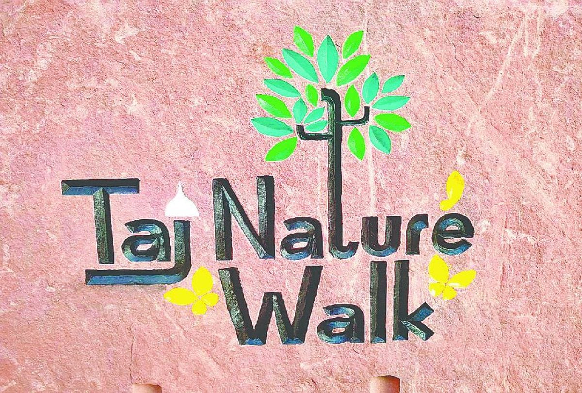 Leave A Plastic Bottle in Taj Nature Walk Pay Fine Of 20 rupees