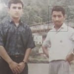 योगी आदित्यनाथ अपने मित्र संदीप बिष्ट के साथ ऋषिकेश में।(फाइल)