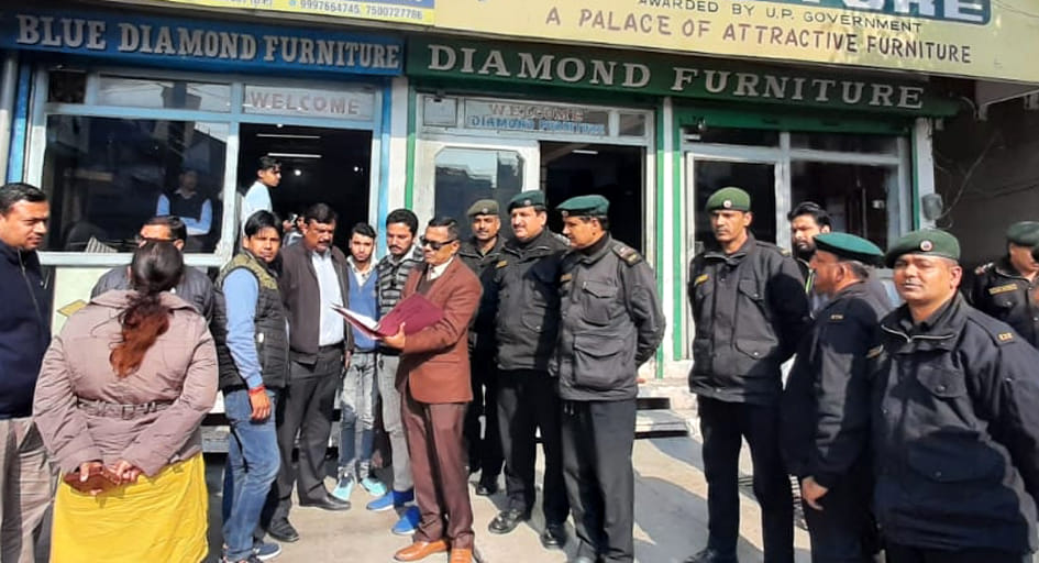 Municipal enforcement team recovered six and a half lakhs