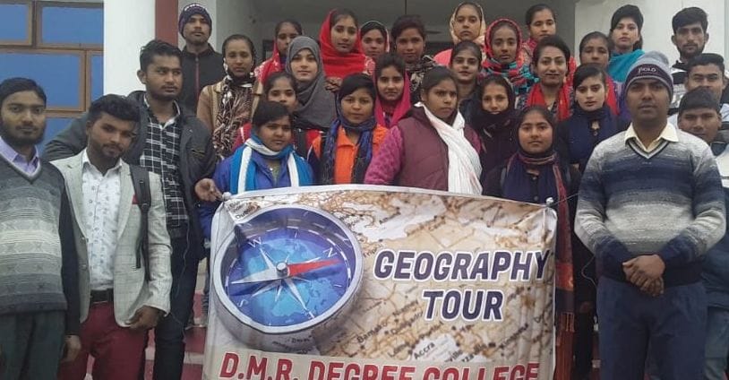 Students toured the mountainous regions