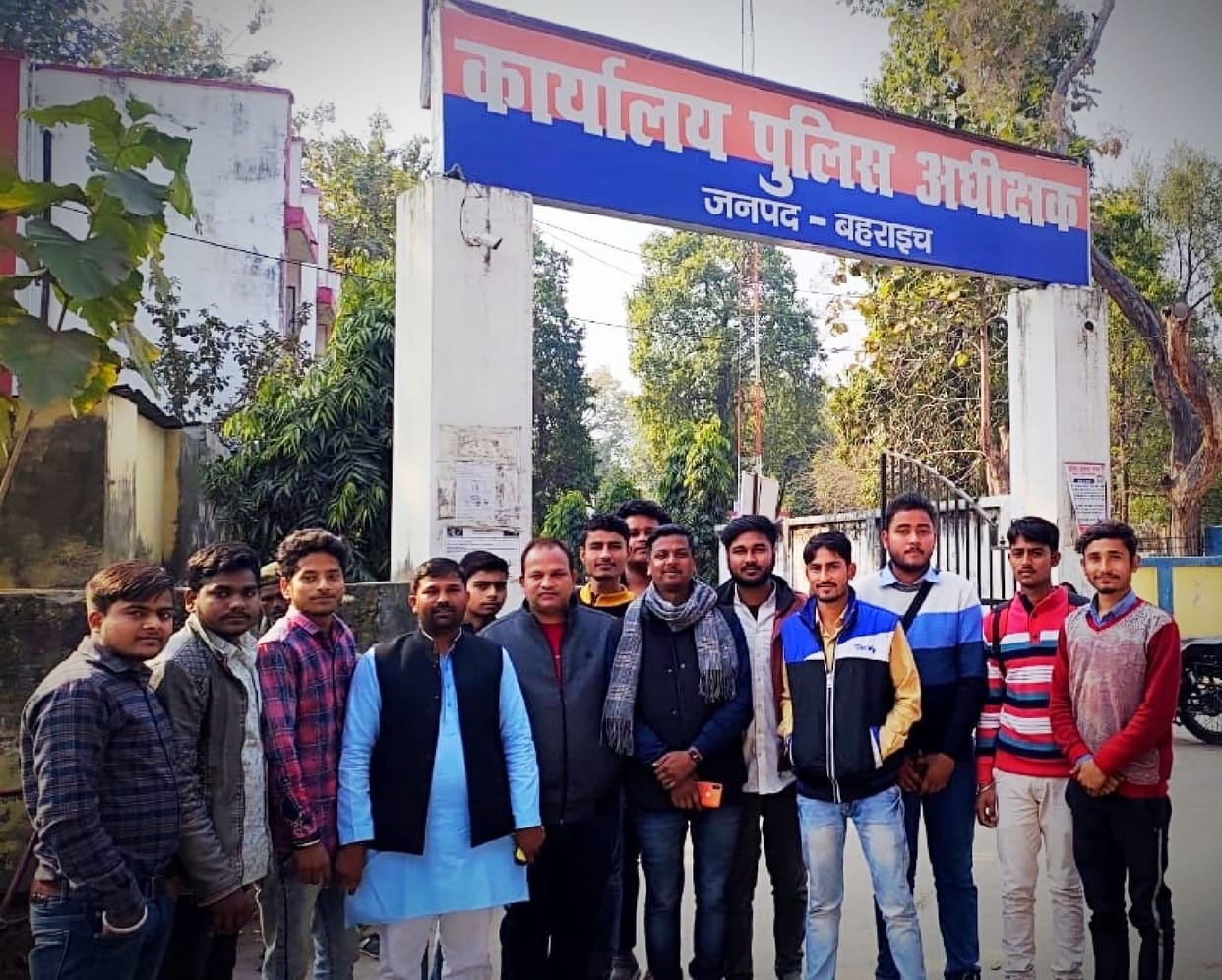 ABVP's performance against the outpost incharge