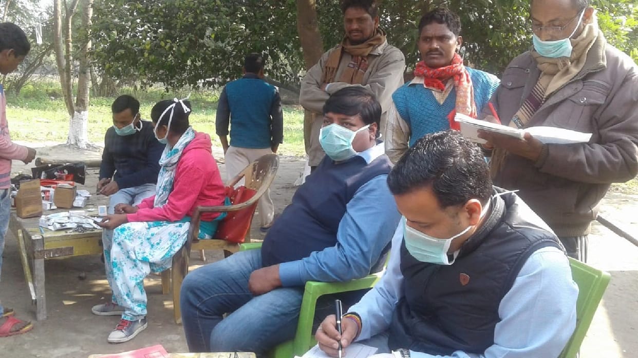 Team of doctors reached village, gave medicine to 42 patients